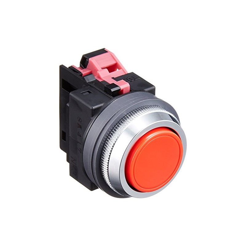 IDEC ABN101R TWN Series Pushbutton Switch, φ1.2 inches (30 mm),