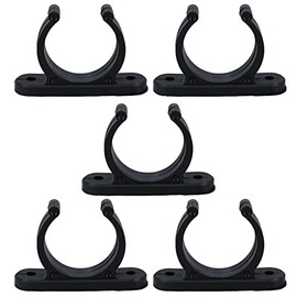 AB Tools 5 Pack 45mm Polyamide Tube Storage Clip Paddle Boat Hook Pole Tool Plastimo