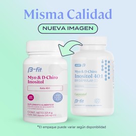 B-FIT Just Inositol - Myo y D-Chiro Inositol 40:1