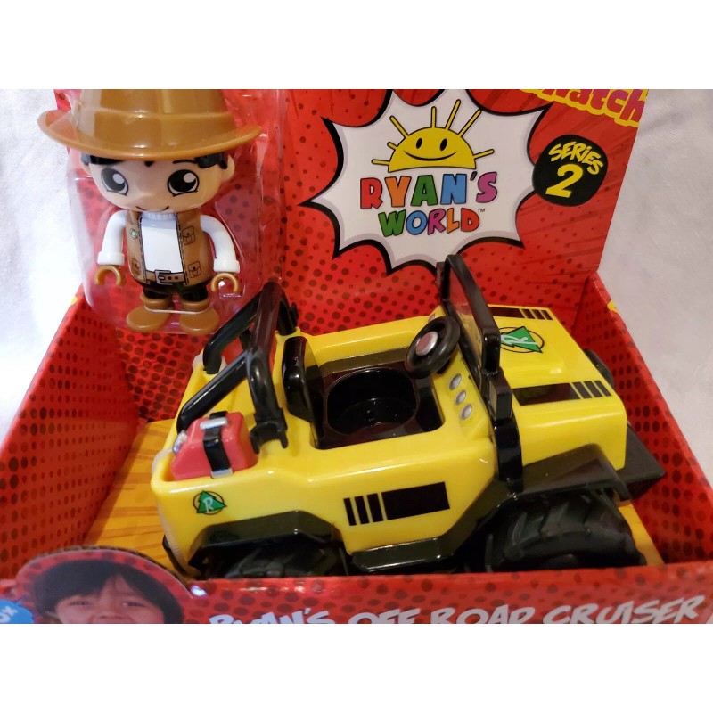 Bonkers Ryan's World Vehicle OFF ROAD CRUISER With Figure -