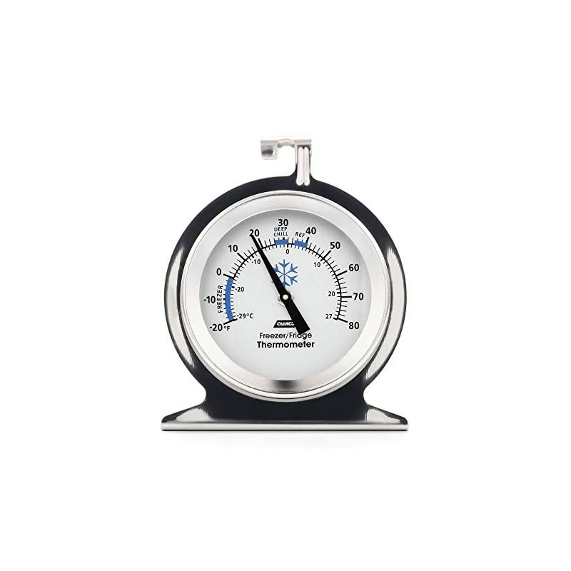 Camco 42114 Thermometer - Refrigerator/Freezer/Dry Storage