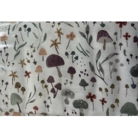 Mushroom Cotton Flannel By The Yard