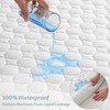 Twin Size Waterproof Mattress Protector Rayon from Bamboo Fitted Quilted