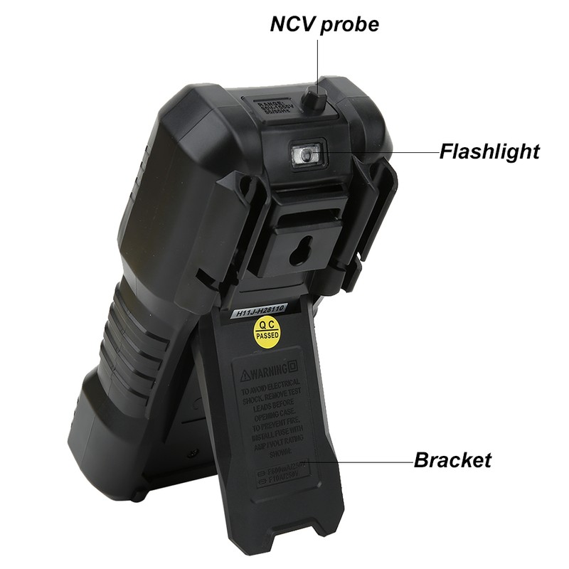Multimeter Meter 6000 Count Digital Automatic Range True Effective Value