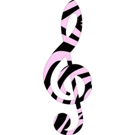 StickerTalk Zebra Print Vinyl Sticker, 2 inches by 6 inches