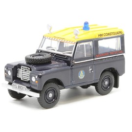 Oxford Diecast 76LR3S007 Land Rover Series III SWB Station Wagon HM Coastguard