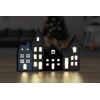 Spetebo LED Christmas City Wooden Stand, 23 x 16 cm,