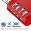 Puroma 2 Pack Combination Lock 4 Digit Locker Lock Outdoor