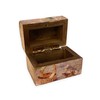 Wedding Wood Chest Mini Box Religious Gift Rosary Trinket Keepsake