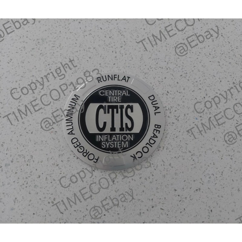 Hummer H1 CTIS Metal Wheel Center Cap Insert Lug Cover