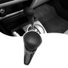 VKGUG Black Leather Carbon Fiber Pattern Gear Shift Knob Shifter