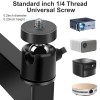 EeeKitOnline Foldable Projector Wall Ceiling Mount Bracket 360° Rotating 1/4"