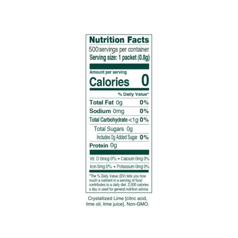True Lime 500ct (Pack of 1) - Water Enhancer -