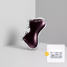Ripa 리파 ReFa 카사 M1 마사지기(펄 바이올렛) + 가히 바운싱크림 50ml 세트 ReFa Casa M1 Massager (Pearl Violet) + GAHI Bouncing Cream 50ml Set