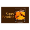 CafePress Carpe Bourbon Oval Rectangle Bumper Sticker Car Decal