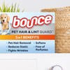 Bounce Pet Hair and Lint Guard Mega Dryer Sheets with