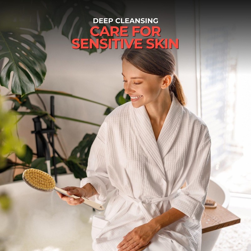 Yerba Prima Tampico Skin Brush (Pack of 2) - Natural