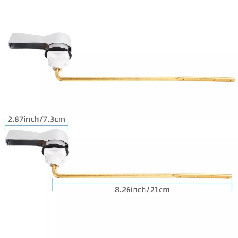 Universal Front Mount Handle Hibbent 2 Pack Toilet Tank Flush