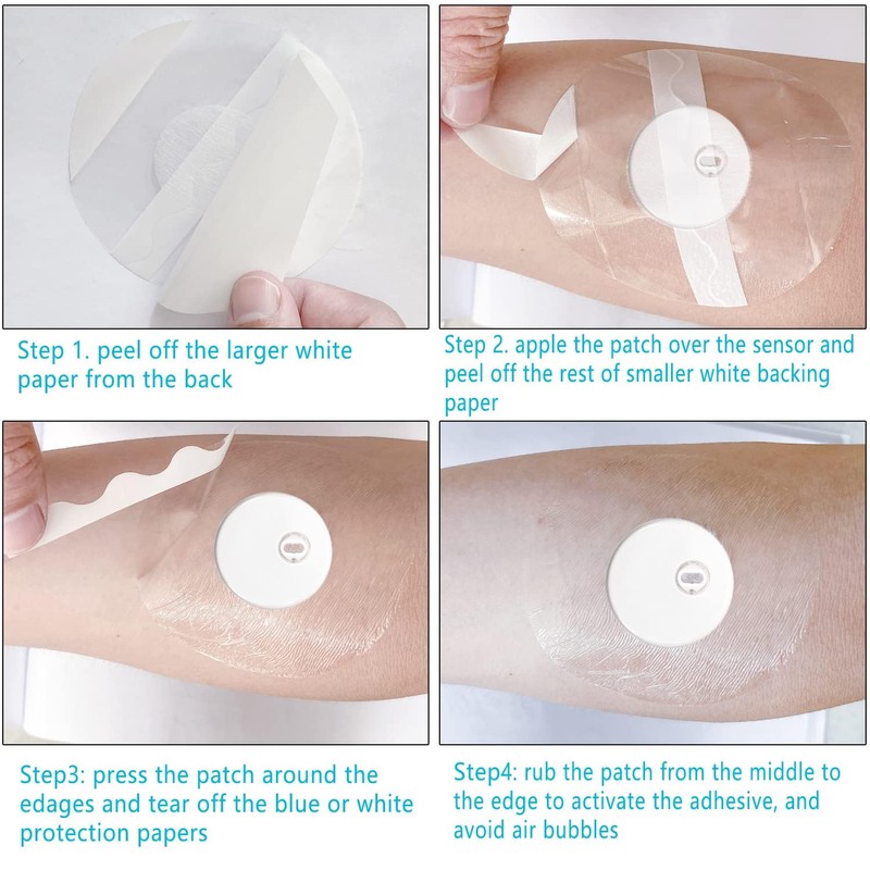 LiangMai 20 Pack Freestyle Adhesive Patches Sensor Covers for Libre
