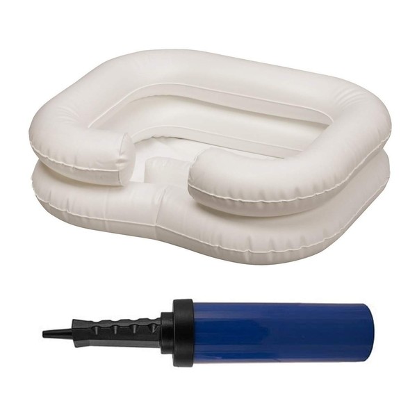 Comfort Axis Inflatable Shampoo Basin with Hand Pump