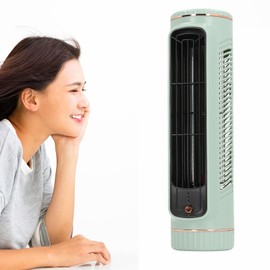 ZJchao Ventilador de Escritorio, Ventilador de Refrigeración de Mesa Recargable Silencioso de 3 Velocidades sin Aspas para Sala de Estudio, Dormitorio, Ventilador de Escritorio sin
