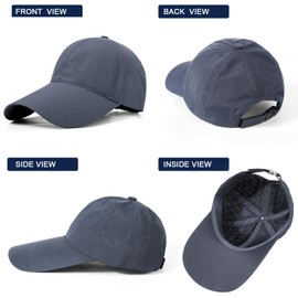 TAGVO Womens Baseball Cap, Quick Drying Breathable Mesh Running Cap Ladies Golf Caps Extended Brim Summer Outdoor Sports Cap, Adjustable