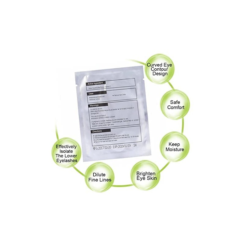 LALOCAPEYO 110 Pairs Eyelash Extension Gel Patches Kit, Lash Extension