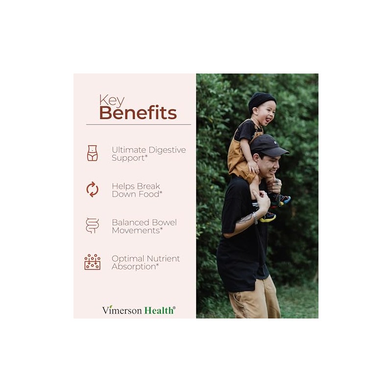 Enzimas Digestivas Probióticos Suplemento Multienzimático Natural Avanzado Una Digestión Absorción