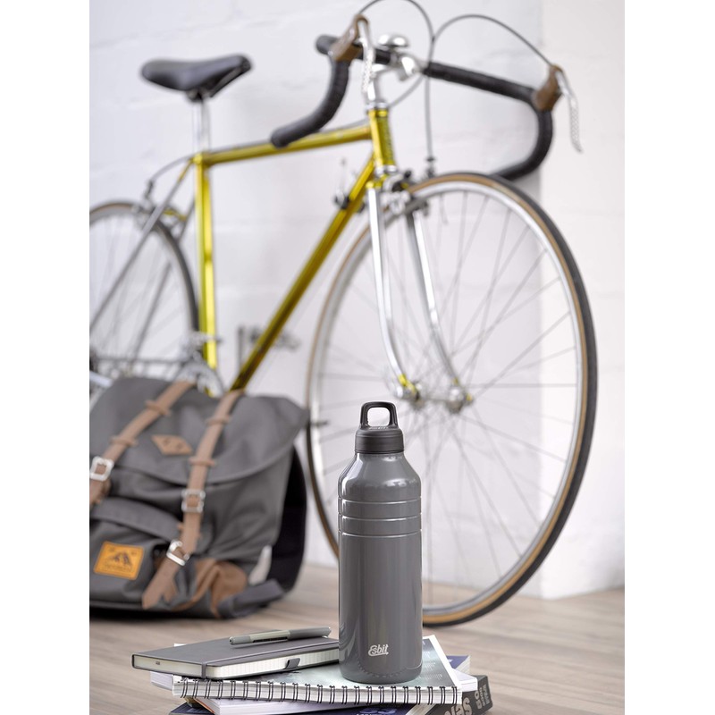 Esbit Trinkflasche Majoris, Edelstahl, grau, 0.48 L