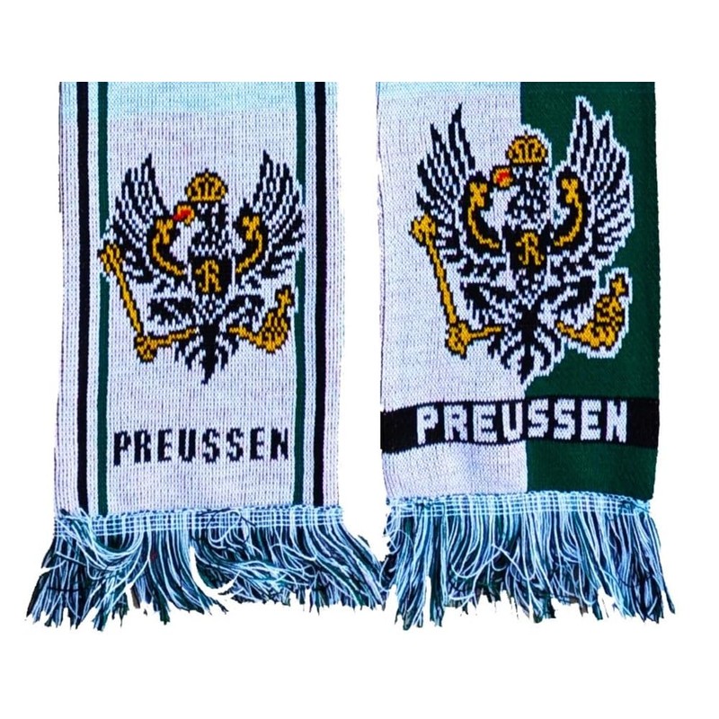 Generisch Prussia Scarf Skyline/Tradition Since 1906 (Knitted Scarf), blue, black,