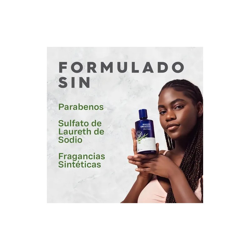 Avalon Organics Acondicionador Espesante con Complejo B de Biotina, 14