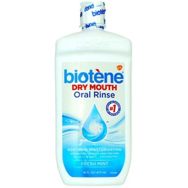 Biotene Dry Mouth Oral Rinse, Fresh Mint 16 oz ( Pack of 8)