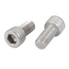 Sourcingmap M10x20mm 1.25mm Pitch 304 Stainless Steel Hex Socket Head