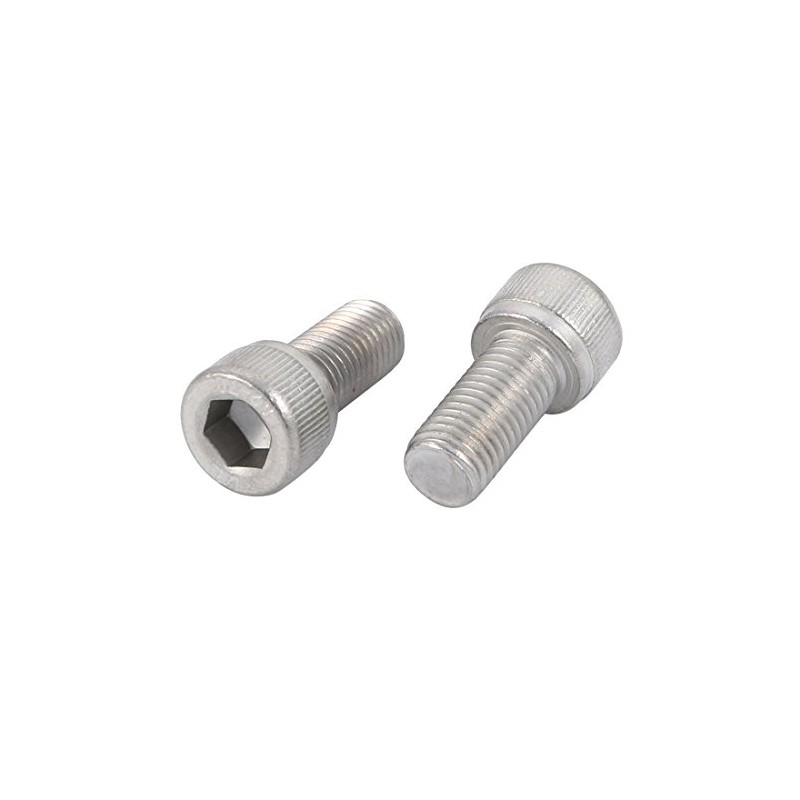 Sourcingmap M10x20mm 1.25mm Pitch 304 Stainless Steel Hex Socket Head
