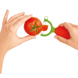 Kuhn Rikon 20403 3-Piece Veggie Peeler Set, Potato / Carrot / Tomato , 13.2 x 7.2 x 1.3 cm