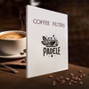 600 Count Percolator Coffee Filters，3.75 Inch Disposable Round Coffee Filter，Natural