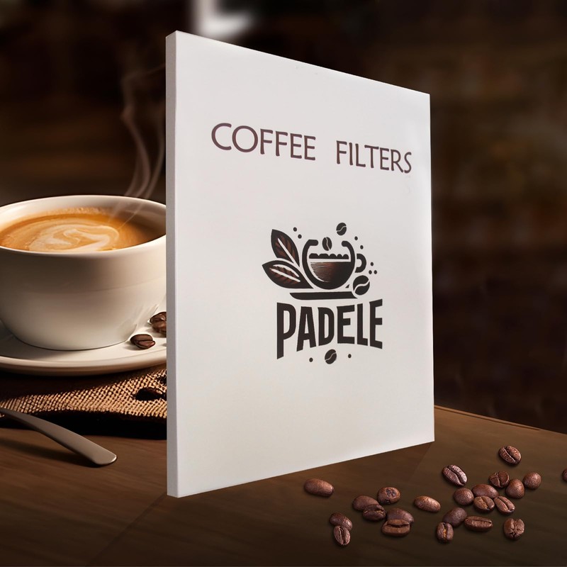 600 Count Percolator Coffee Filters，3.75 Inch Disposable Round Coffee Filter，Natural