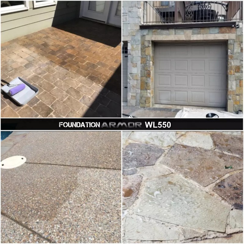 Foundation Armor Armor WL550 Matte Wet Look Concrete, Brick, and