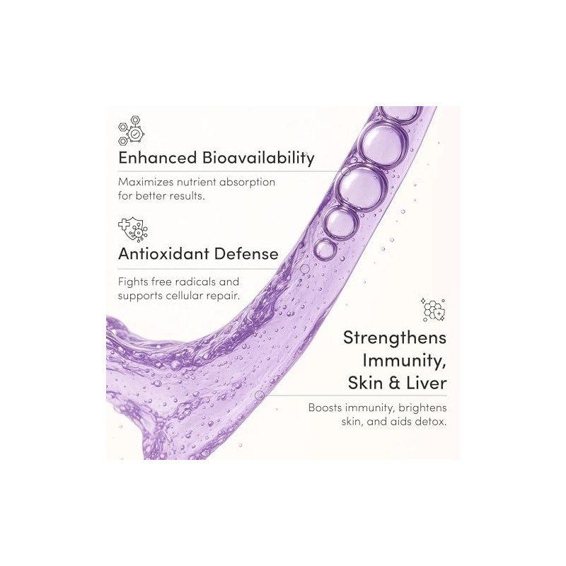 Aurora Nutrascience Mega-Pack Liposomal Glutathione, Immune System Support, Antioxidant, 750