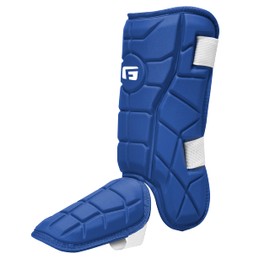 G-Form Elite - Protector de Pierna de bateador - Protector de Pierna de béisbol con Correas Ajustables - LH Hitter, Azul Real, Adulto