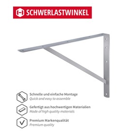 Gedotec Heavy-Duty Shelf Brackets