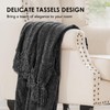 EVERGRACE Soft Chenille Throw Blanket for Couch, Cozy Plush Fuzzy
