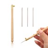 BRBASAP Tambour Embroidery Hook Needle Kit Beading Tool with 3