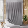 AmazerBath Extra Long Shower Curtain Liner, Grey Shower Liner 84
