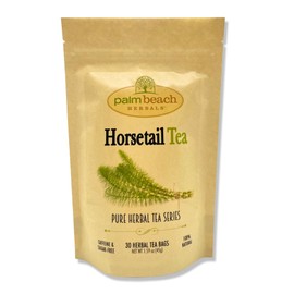 Horsetail Tea - Pure Herbal Tea Series by Palm Beach Herbals (30 Tea Bags) 100% Natural