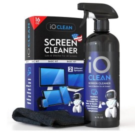 Screen Cleaner Spray (16oz - 473ml) – Best Large Cleaning Kit for LCD LED OLED T