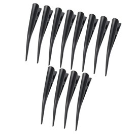 Mikinona 12pcs Salon Hair Clips Metal Duckbill Clip Seamless Hair Separators Professional