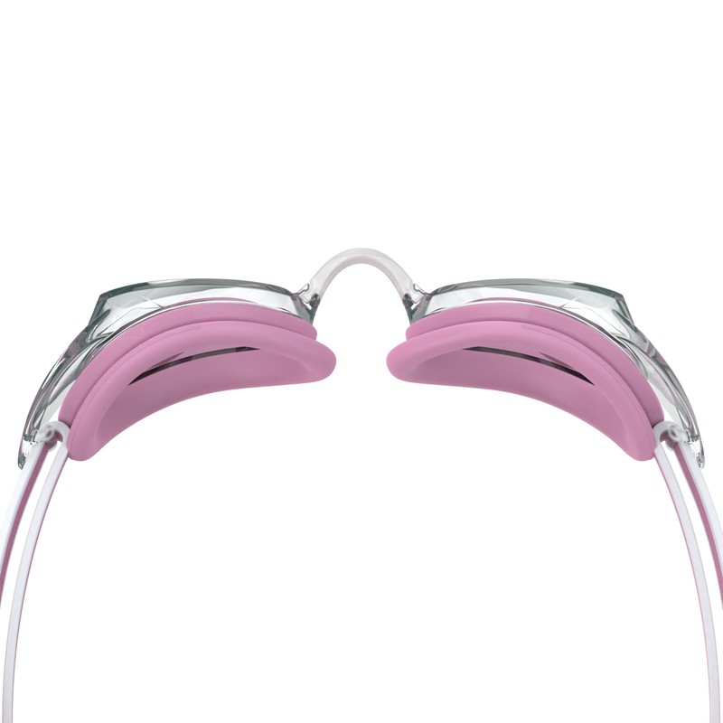 Speedo Women's Vanquisher 3.0 Swimming Goggles, Funny Pink/Clear, One Size