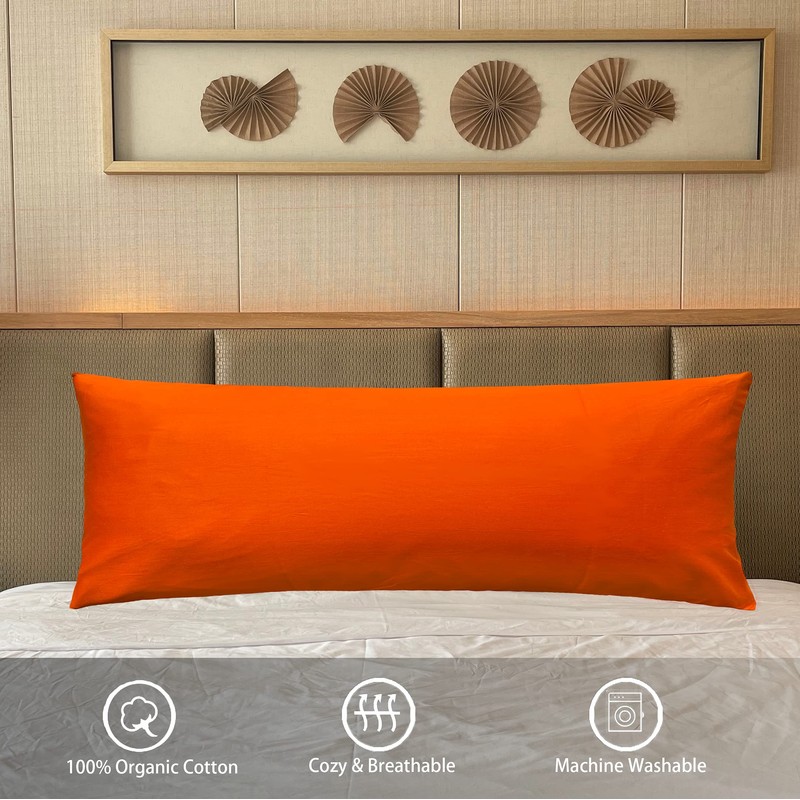 iMaylex Soft 100% Egyptian Cotton Zipper Pillow Case, Cozy and