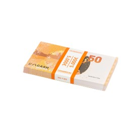 Cashbricks 100 x €50 EURO play money banknotes